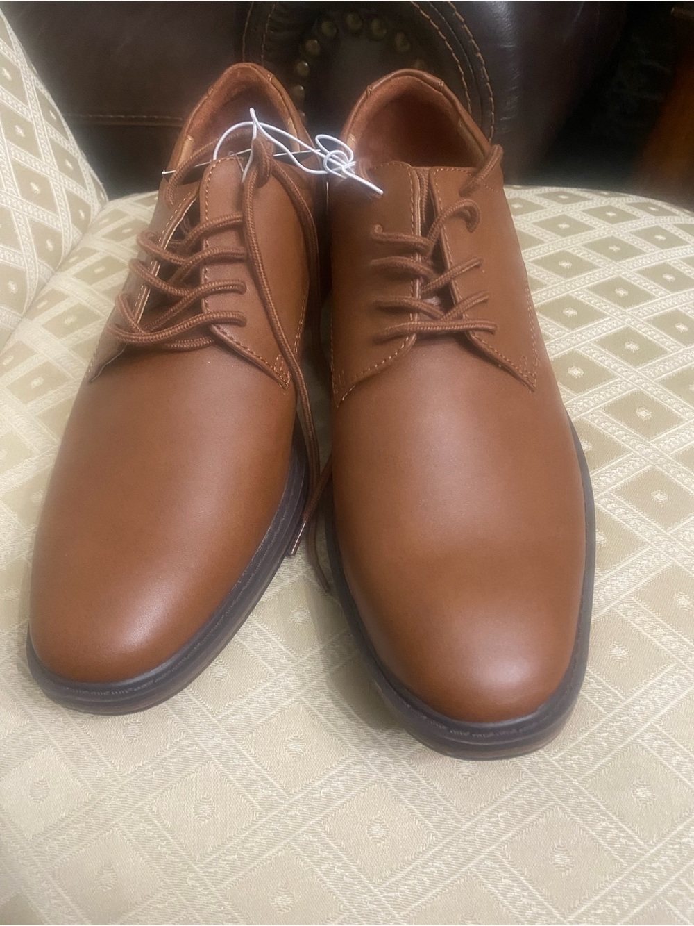 Goodfellow & Co Tan Lace-Up Derby Shoes